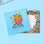 French Fries Greetings Card, thumbnail 3 of 4