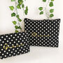 Personalised Polkadot Make Up Pouch Bags, thumbnail 2 of 7