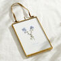 Personalised In Memory Forget Me Not Pressed Flower Frame Sympathy Gift, thumbnail 3 of 4