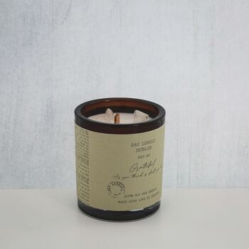 Eau So Grateful Candle With White Moonstone Stones, 2 of 2