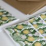 Dandelion Linocut Flower Notecards Set Of Eight, thumbnail 6 of 7