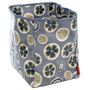 Oilcloth Dog Toy Storage Basket In Poppy Fabric, thumbnail 4 of 4