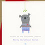 Personalised Christmas Jumper And Mistletoe Card, thumbnail 6 of 10