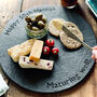 Personalised Slate Round Serving Board, thumbnail 2 of 9