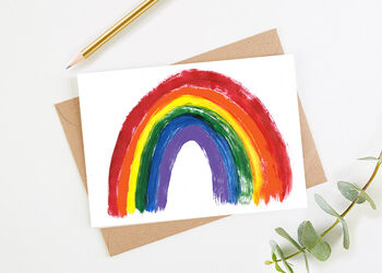 Rainbow Of Hope Greetings Card With Nhs Donation, 3 of 4