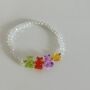 Multi Coloured Gummy Bear Beaded Bracelet, thumbnail 1 of 3