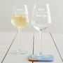 Personalised 'Had It Up To Here' Wine Glass, thumbnail 3 of 5