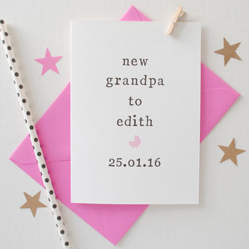 Personalised New Grandparents Card, 3 of 3