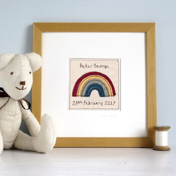 Personalised Rainbow Birthday Card For Him Or Her, 4 of 10