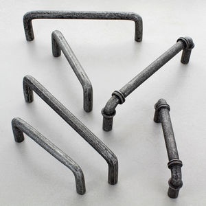 Round Loop Cube Pewter Cupboard Drawer Handles By G Decor
