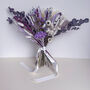 Lilac Purple Daisy Dried Flower Bouquet Gift For Her, thumbnail 2 of 8