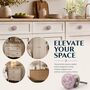 Lavender Bloom Round Shaped Ceramic Knob, thumbnail 4 of 9