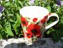 Jumbo Mug In Vibrant Red Poppy Design, thumbnail 2 of 12