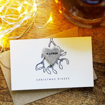 Christmas 'Kisses' Token Card, 4 of 7