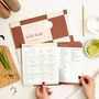 Weekly Meal Planner Pad With Tear Off Shopping List, thumbnail 1 of 9