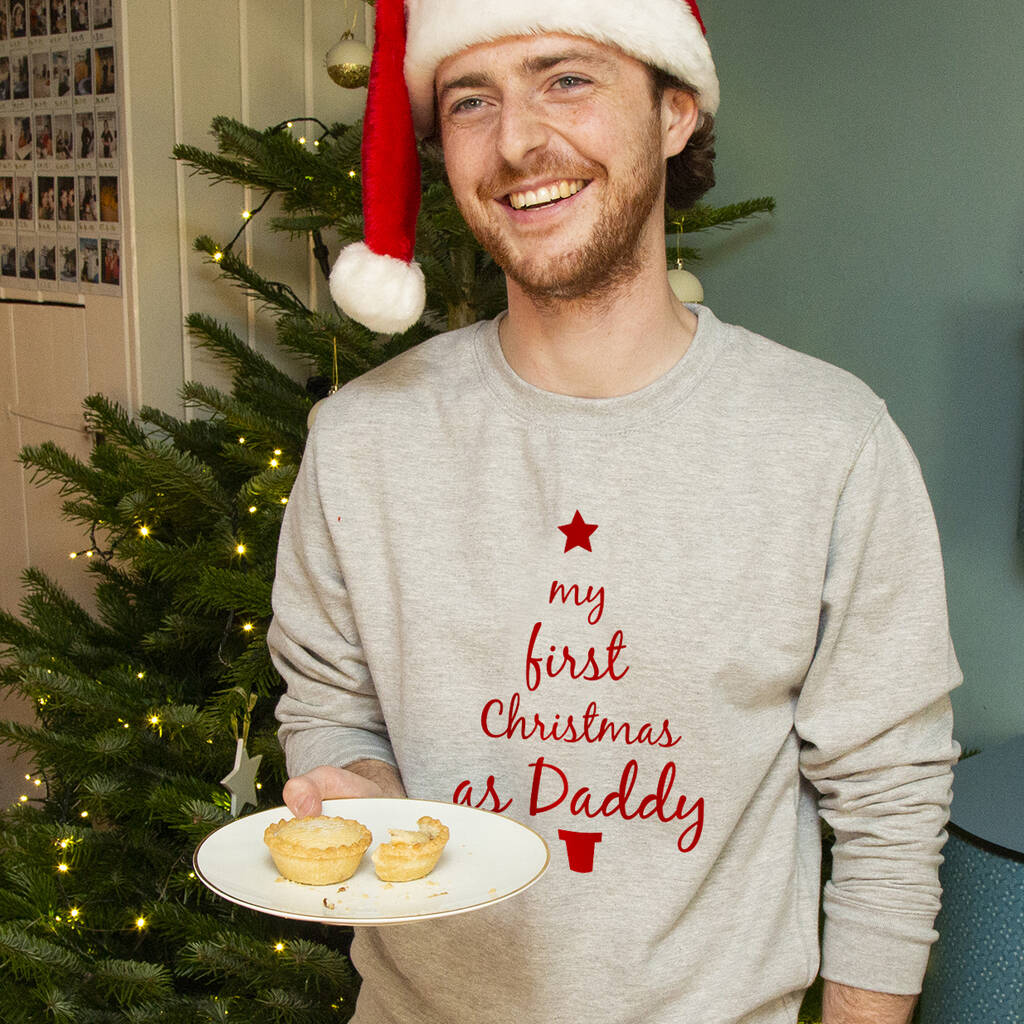 First Christmas As Daddy Christmas Jumper By Ellie Ellie