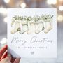 Personalised White Christmas Stockings *Up To Six Stockings, thumbnail 1 of 7
