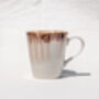White V Shaped Handmade Porcelain Mug, thumbnail 9 of 9