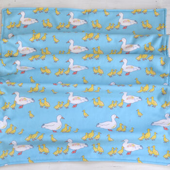 Duck Family Fleece Blanket, 6 of 6