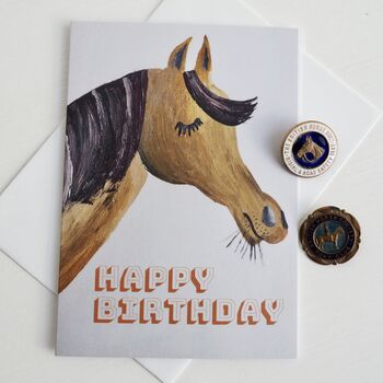 Happy Birthday Horse Birthday Card, 4 of 7