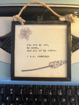 4x4 Personalised Typewriter Christmas Tree Decoration, 7 of 8