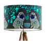 Chinoiserie Pug Lampshade On Charcoal, thumbnail 5 of 5