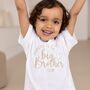Promoted To The Big Brother/Big Sister Club Embroidered T Shirt, thumbnail 1 of 8
