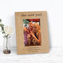 Personalised She Said Yes! Engaged Picture Frame, thumbnail 1 of 2