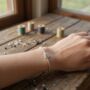 Personalised Silver Plated Milestone Birthday Bracelet Gift In Various Ages, thumbnail 3 of 10
