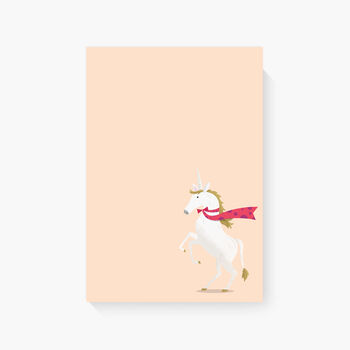 Unicorn Plain Notepad, 2 of 2