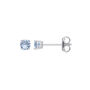 Ocean Whisper Sterling Silver Stud Earrings, thumbnail 2 of 2