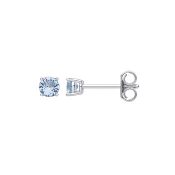 Ocean Whisper Sterling Silver Stud Earrings, 2 of 2