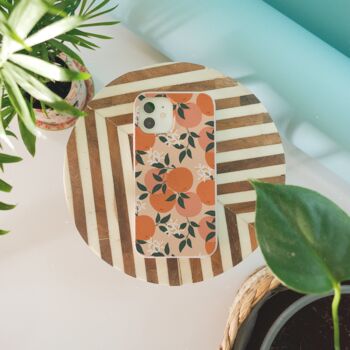 Orange Blossom Biodegradable Phone Case, 7 of 8