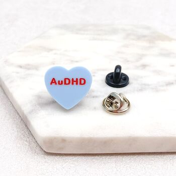Au Dhd Heart Pin Badge, 7 of 12