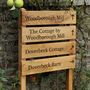 Ladder Tiered Wide Slatted Wooden Sign | Multiple Properites, thumbnail 2 of 12