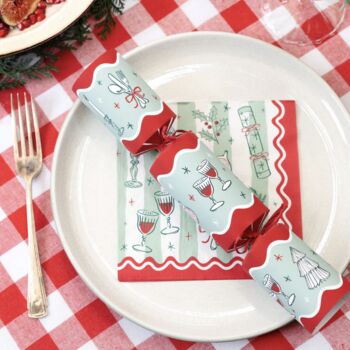 Set Of Six Culinary Christmas Crackers, 2 of 3