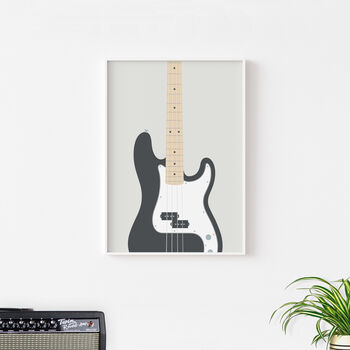 Bass Guitar Print | Bass Player Poster, 11 of 11