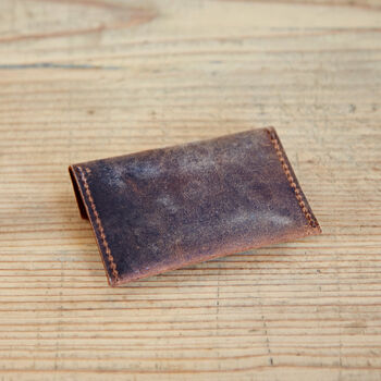 Personalised Buffalo Leather Coin Pouch, 5 of 9