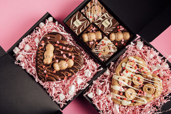 Valentine's Blondie And Brownie Six Piece Gift Box, 6 of 9