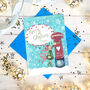 Jolly Post Box Christmas Card, thumbnail 1 of 3
