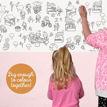 Giant Fairy Colouring Poster, 2 of 6