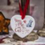 Cat Breed You Me And The Cat Ceramic Heart, thumbnail 6 of 8