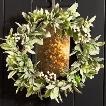 Luxury Extra Large Lambs Ear Wreath, 3 of 6