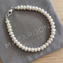 Freshwater Pearl Bracelet, thumbnail 3 of 6