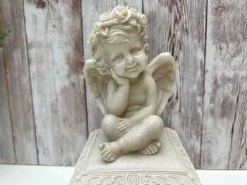 Ivory Angel Cherub Jewellery Keepsake Box, 9 of 9