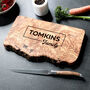 Personalised Olive Wood Serving Board, thumbnail 3 of 9