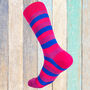 Lgbtq+ Bisexual Colours Socks, thumbnail 1 of 2