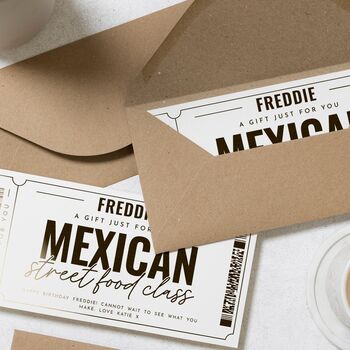 Personalised Cooking Class Birthday Gift Voucher, 7 of 9