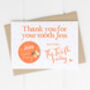 Personalised Tooth Fairy Card And Badge Orange, thumbnail 6 of 7