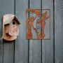 Rusted Metal Horse Head In Frame Equestrian Art, thumbnail 11 of 11